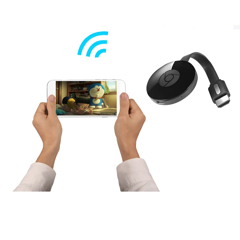Горячее предложение! ТВ палка для Netflix YouTube хромированный литой Android tv Miracast chromecast