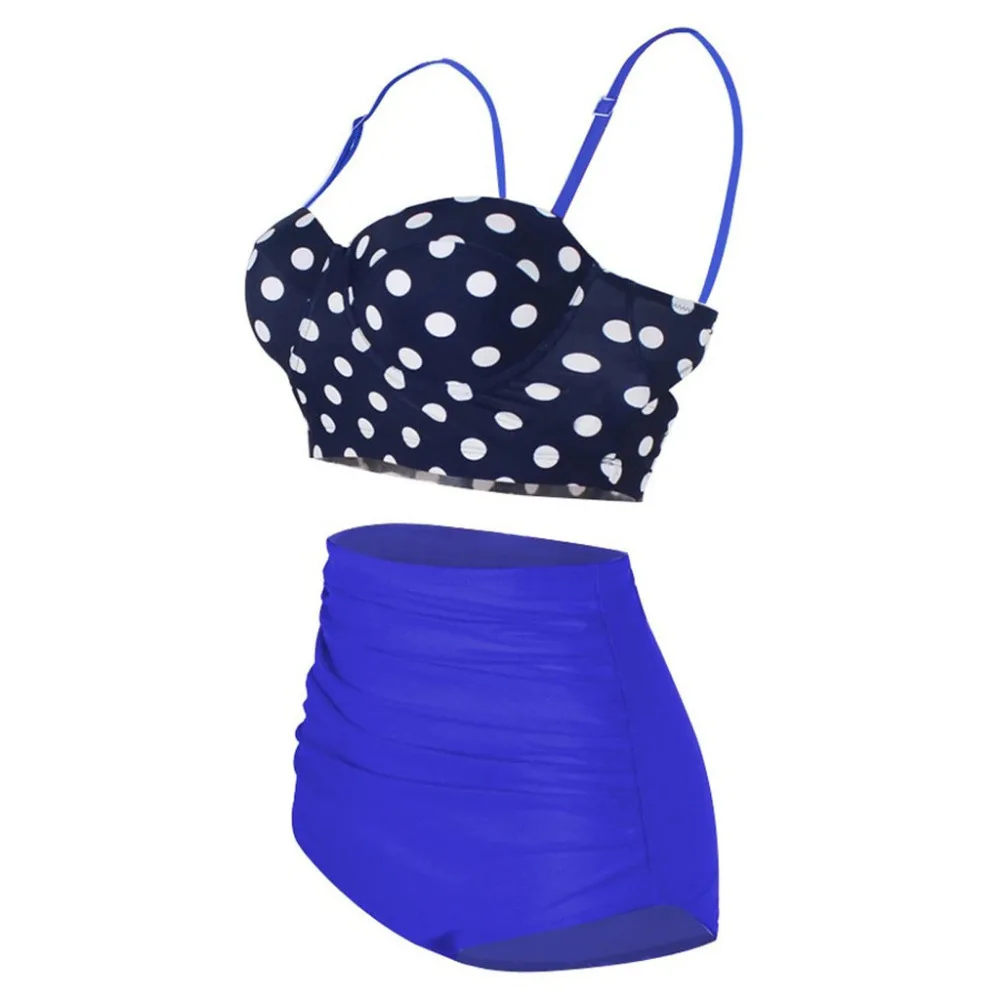 2019 sexy bikinis set women swimsuit push up swimwear women bikinis mujer brasile Sling Polka Dot Print Swimming Bikini 40M24 (10)