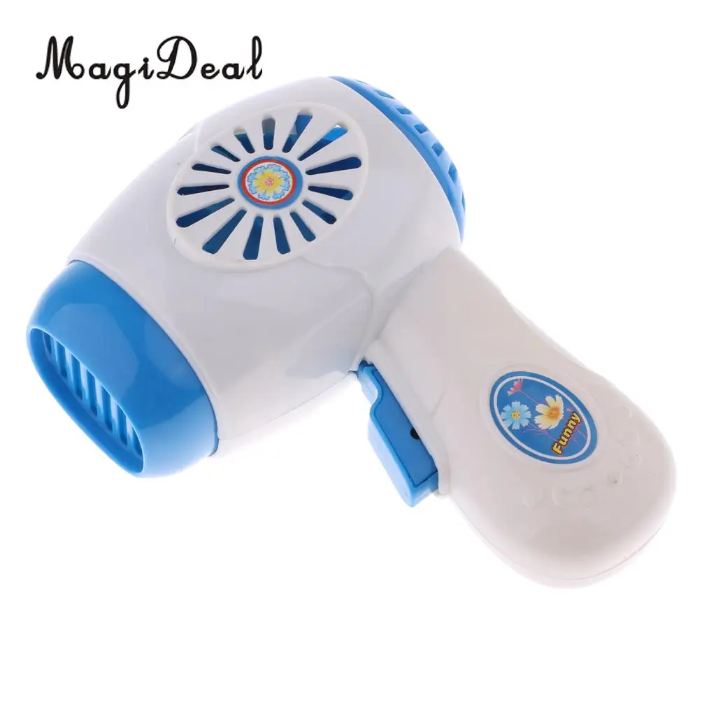 Lovely Mini Hair Dryer Model Home Appliances Household Electrical Children Kids Baby Role Playing Toys Birthday Christmas Gift