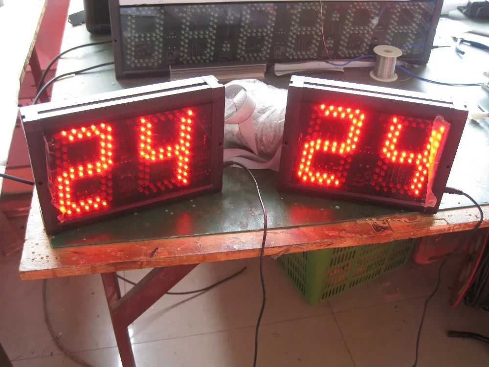

Big LED digit counter,red color,remote control,99 led counter,free shipping