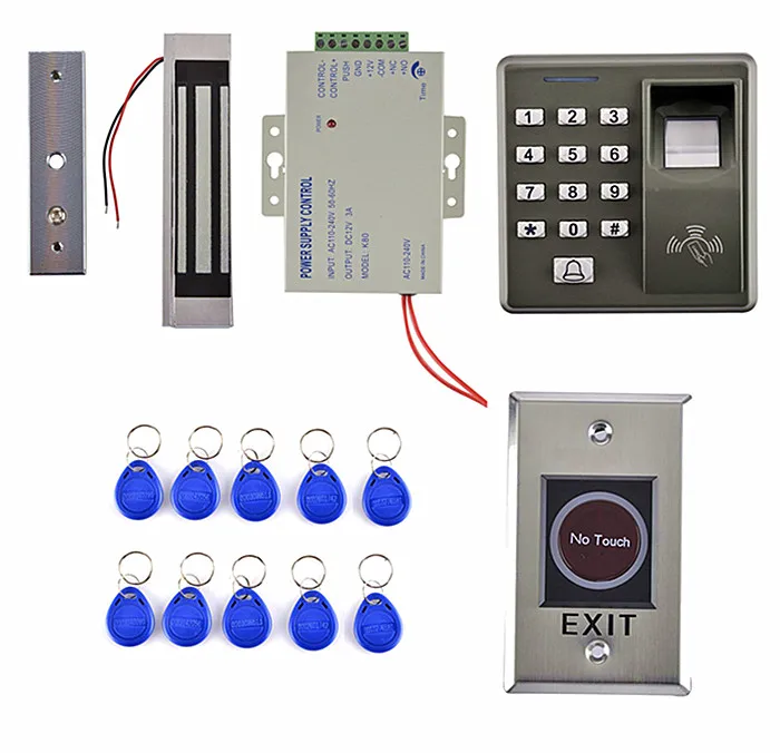 Ir No Touch Door Button Switch Magnetic Door Lock 500 Users
