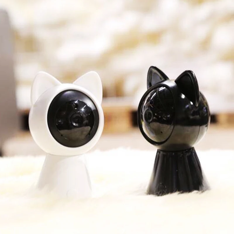  Cute Baby Monitor viewing online Night Vision 2-way-Talk cat Shape Monitor Video Nanny Radio Babysi