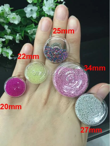 

Free ship! 30sets/lot 20/22/25/27/34mm diy Flat Round Liquid Rings, glass bubble Liquid rings, Glass Globe Bubble Vial rings