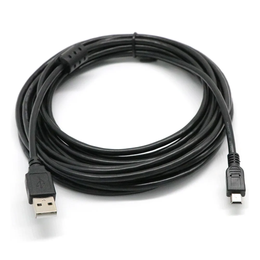 5M USB Cable for PlayStation 3 PS3 Controller Charger J.14in Computer