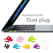 Пылезащитная Пробка для Macbook pro 13 air 11/15, силиконовая компьютерная USB защита от пыли, резиновая крышка, заглушка для ноутбука, 5 шт./9 шт./12 шт