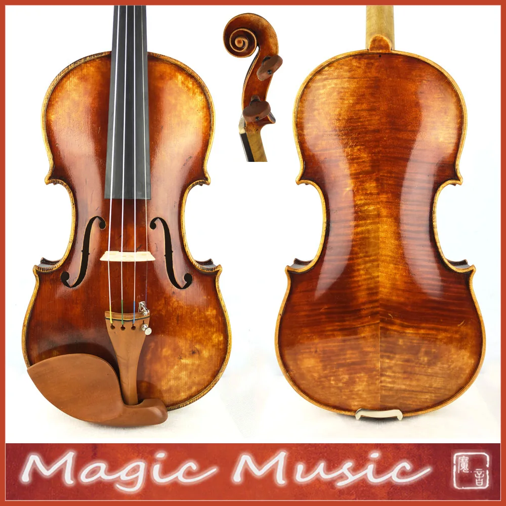 

Bone Nut! A Really Impressive Workshop Master Violin 4/4 #2107, Russian Spruce & Oil Varnish handmade