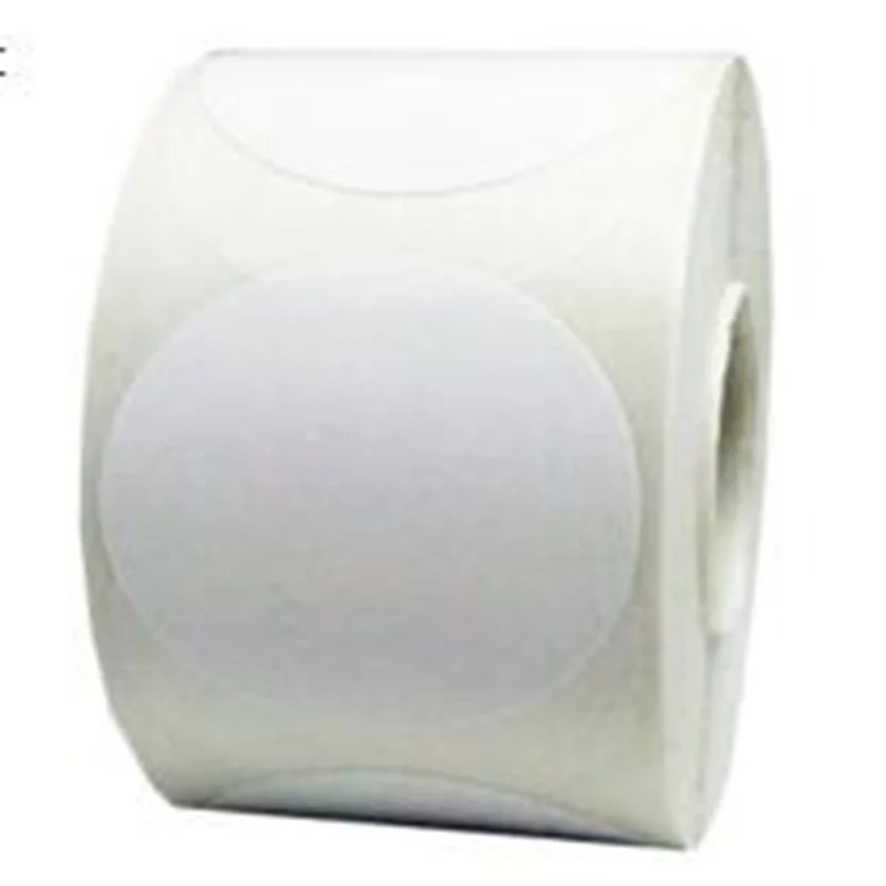 Смарт наклейка 2 дюйма круглые белые наклейки с кодом 500|paper label|paper bag labelpaper to go cups |