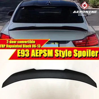 

E93 2 door Convertible PSM Style FRP Unpainted Spoiler Rear Diffuser Trunk Wing For 3 Series 325i 330i 335 Trunk Spoiler 2006-13