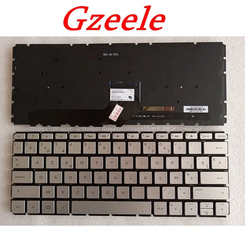 QHGZEELE FR keyboard FOR HP ENVY 13-D 13-D024 d04 d010nr d061sa d007TU 13-D051tu d102tu TPN-C120 with backlit AZERTY french | Компьютеры и