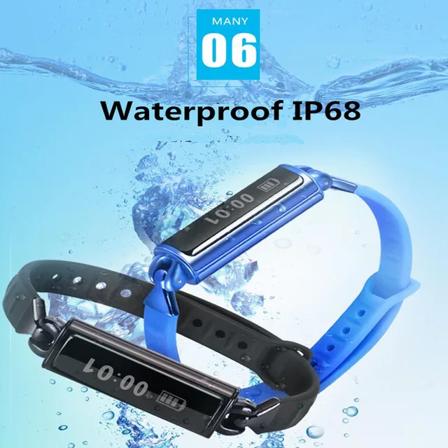 Original DB02 smart band with Mileage Waterproof IP68 Heart rate monitor Sleep monitor bracelet for IOS