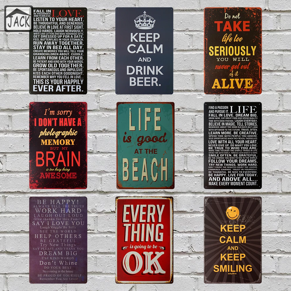 Metal Plaque Expresso Served Here Retro Tin Signs Plate Cafe Decor