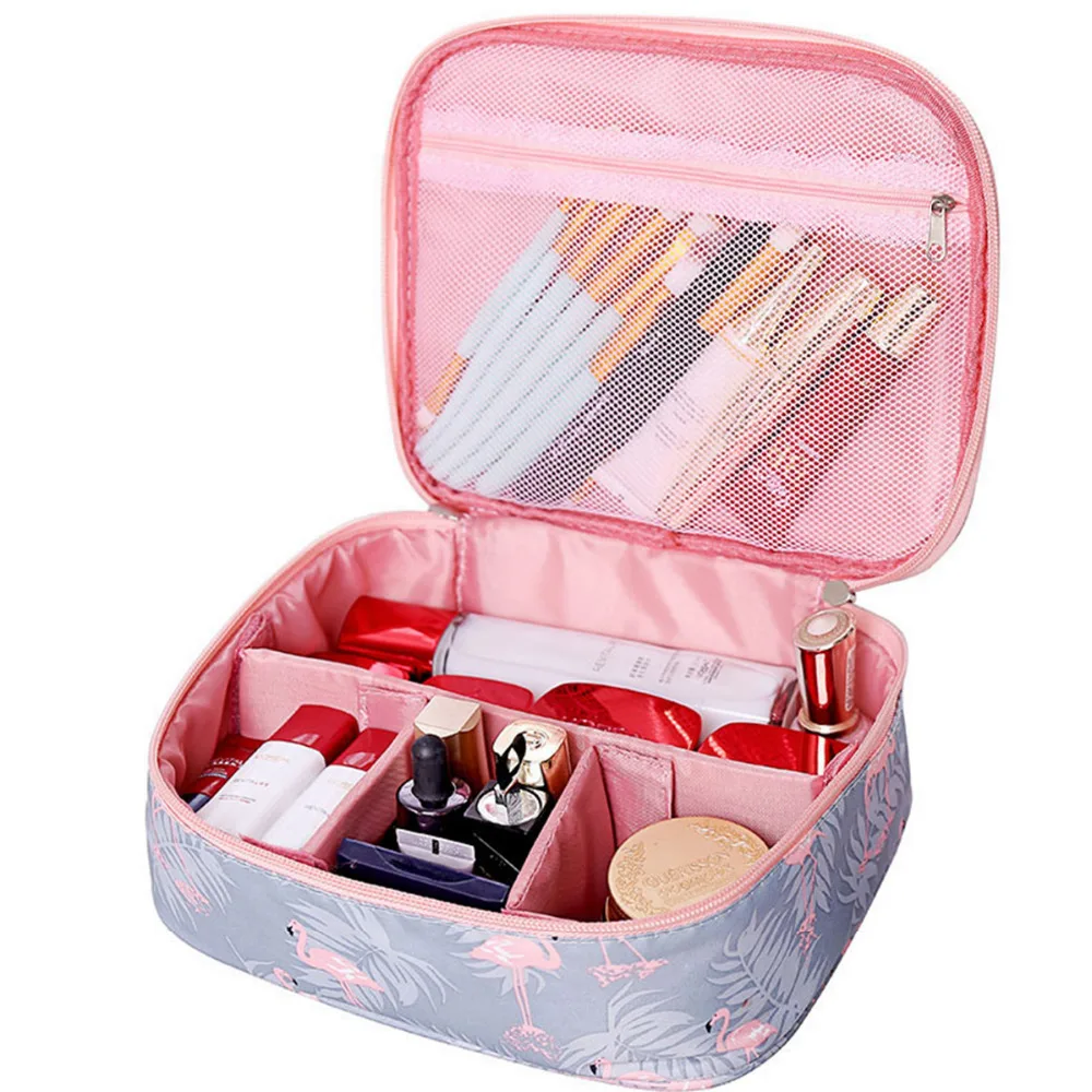 

brand new waterproof women toiletry makeup bag durable ladies cosmetic case box compact tote travel bags organizers with handle