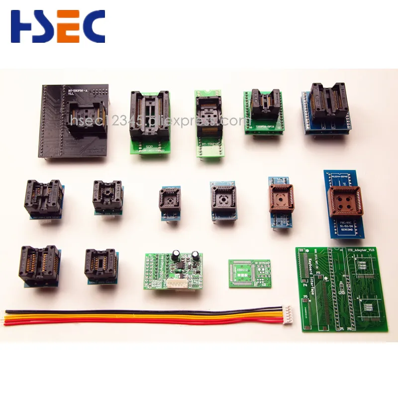 TSOP56 SOP44 TSOP48 TSSOP28 SOP28 SOP20 SOP16 SOP8 PLCC44 32 28 20 KB9012 ICSP ITE адаптер socketfor RT809H EMMC NAND