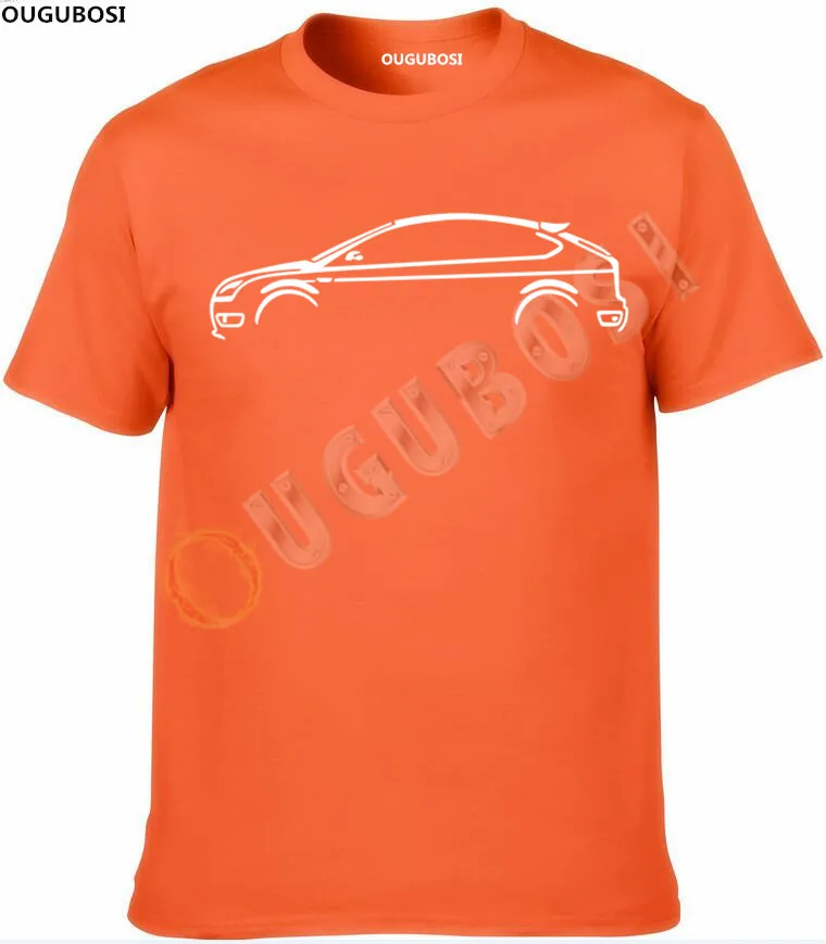 FORD FOCUS ST 225 MK2 FACELIFT RS INSPIRED Классическая Автомобильная футболка #225|Футболки| |