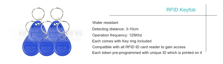 Отпечаток пальца diysecur 125 кГц RFID ID Card Reader система контроля доступа двери комплект+ 180 кг 350LB магнитный замок