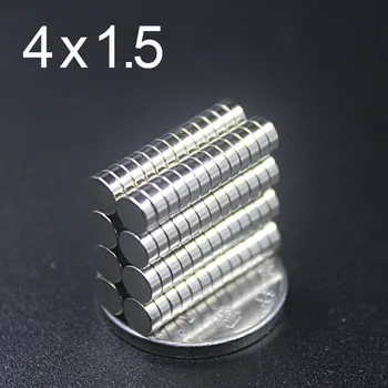 

20/50/100/200Pcs 4x1.5 Neodymium Magnet 4mm x 1.5mm N35 NdFeB Small Round Super Powerful Strong Permanent Magnetic imanes