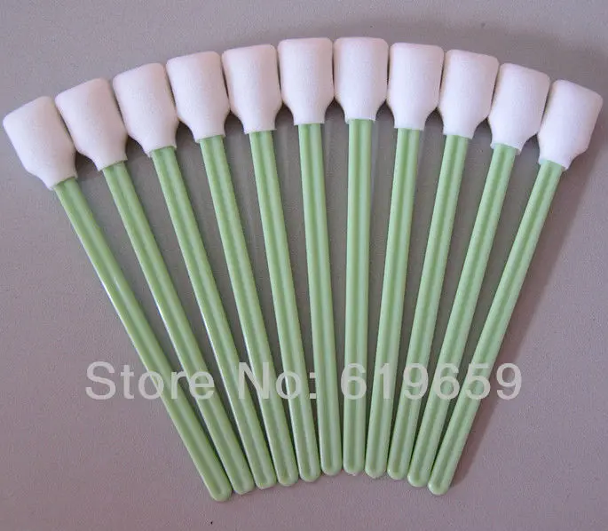 50 pcs Cleanroom Foam tipped Cleaning Swabs Head clean sticks for Epson