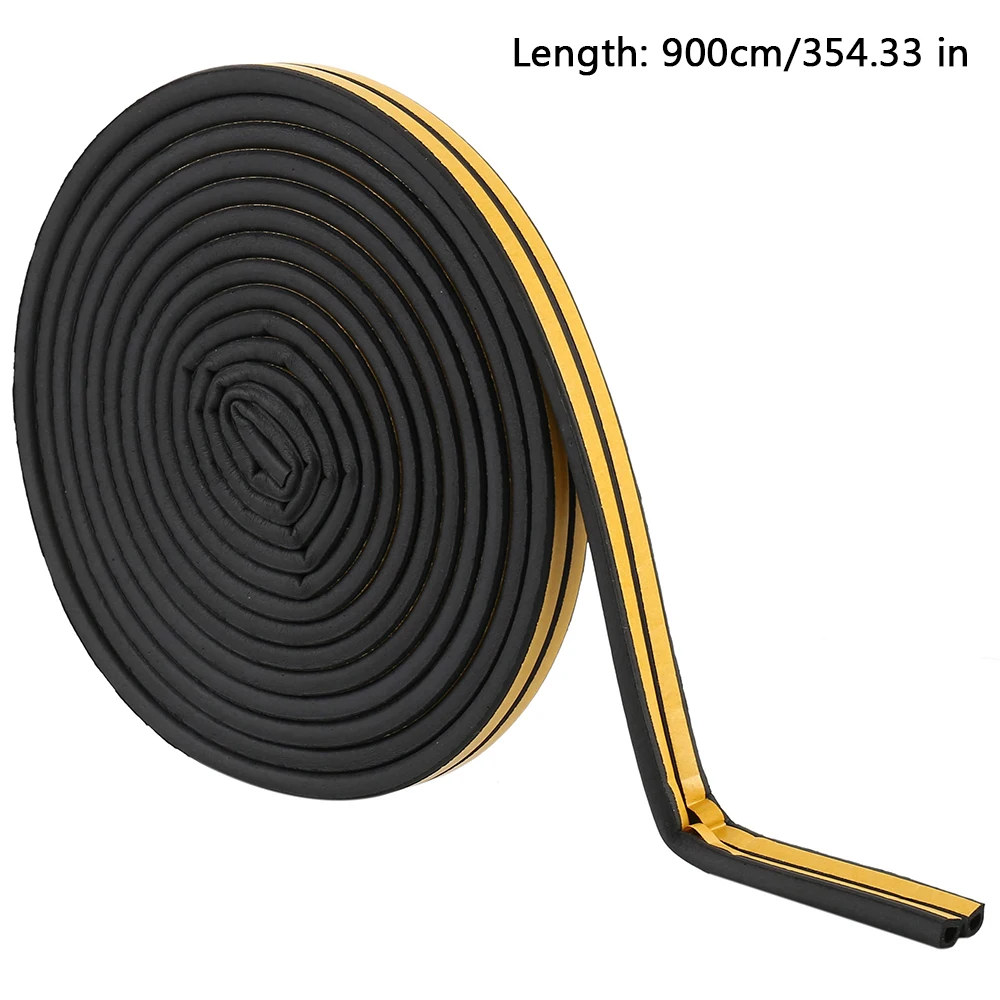 

10M D/P/E Type Self Adhesive Foam Seal Strip Draught Excluder for Window Door Seal Strip Useful For Home Tools