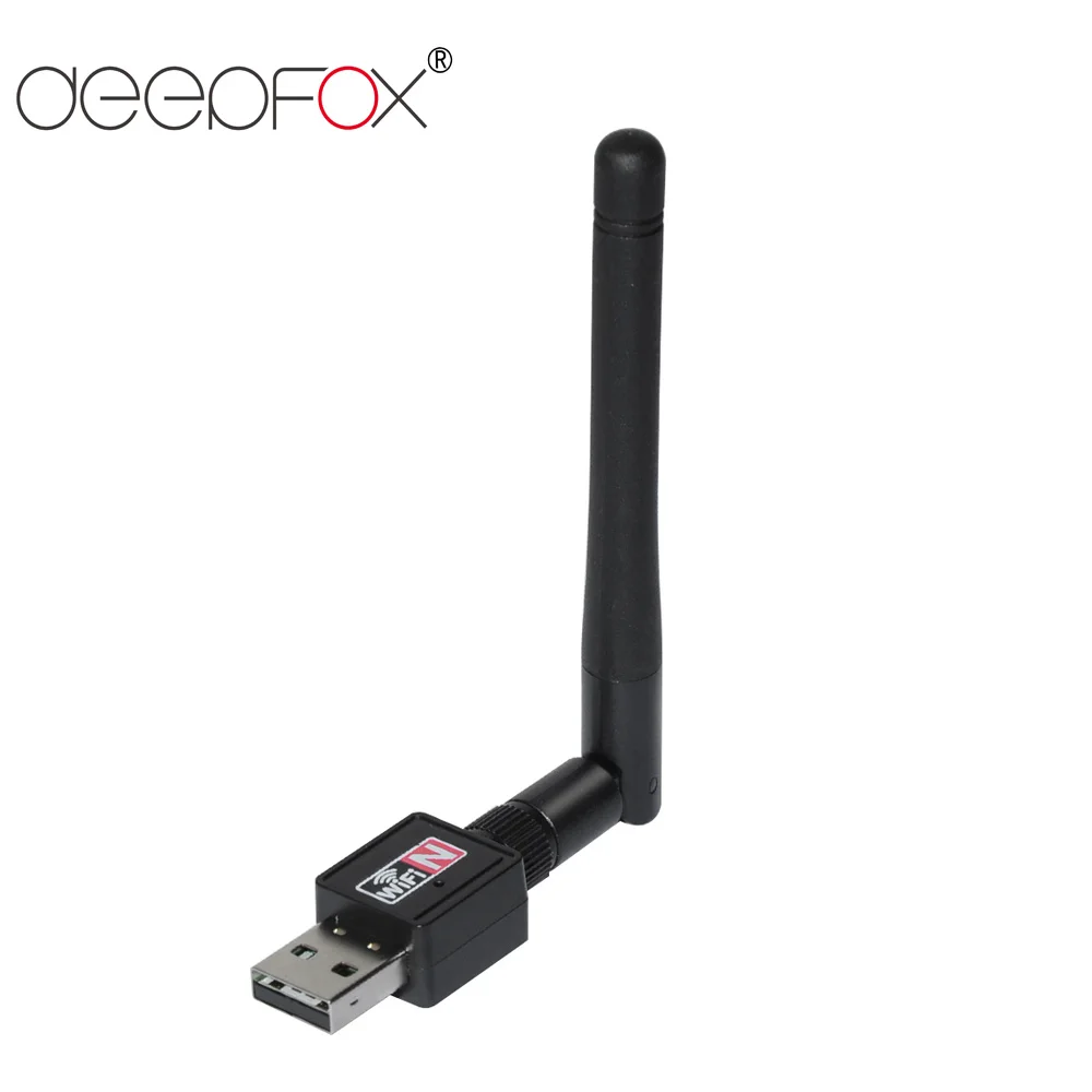 Внешний USB Wi Fi адаптер DeepFox 150 м антенна для ПК приемник беспроводная сетевая карта
