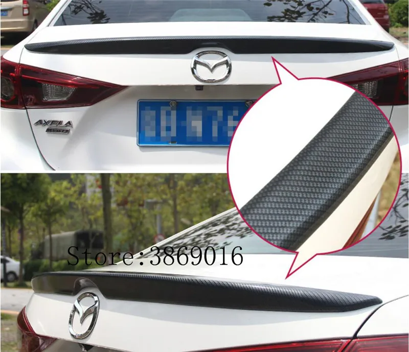 ABS Rear Wing Trunk Aero Spoiler Fit For Mazda3 Mazda 3 Axela sedan