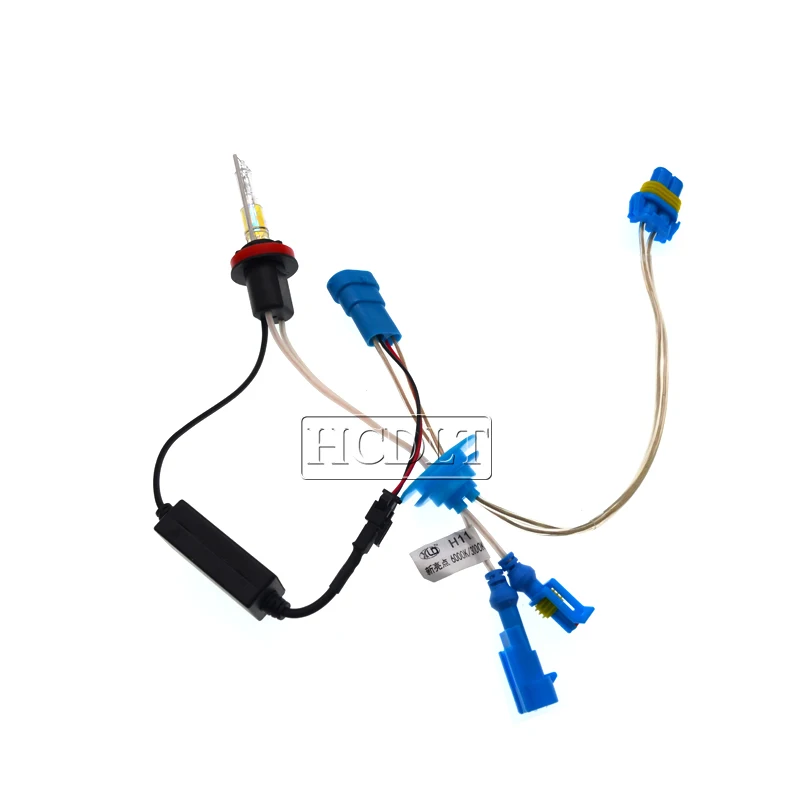 HCDLT 2019 New Dual Color HID Bulb 35W 55W Xenon D2H H11 9005 9006 H7 3000K Yellow 6000K White Double Light Car HID Headlamp Bulbs (3)