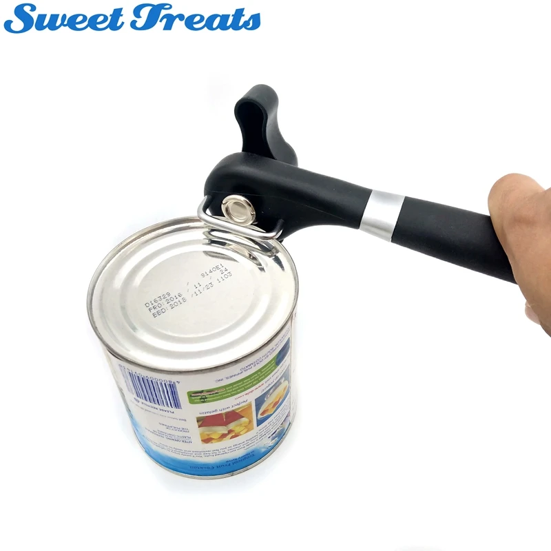 

Sweettreats Kitchen Cans Opener Professional Ergonomic Manual Can Opener Side Cut Manual Can Opener Kitchen Tools Gadgets