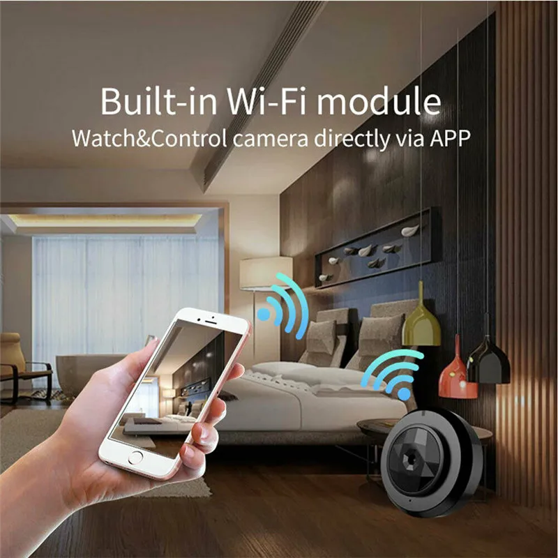 C6 Мини компактная и портативная DV беспроводная WiFi 720 P ip-камера ночного видения Видеокамера видеомагнитофон
