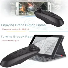 Bluetooth Wireless VR Box Remote Control Gamepad 3D VR Glasses Android IOS Mobile Phone Universal Portable Mini Game Controller