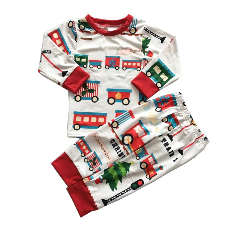 Christmas train pajamas Clearance