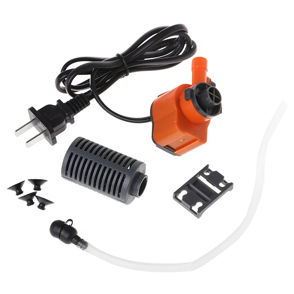 

2019 Mini 3-in-1 Aquarium Water Filter Fish Submersible Internal Tank Pump Spray Bar