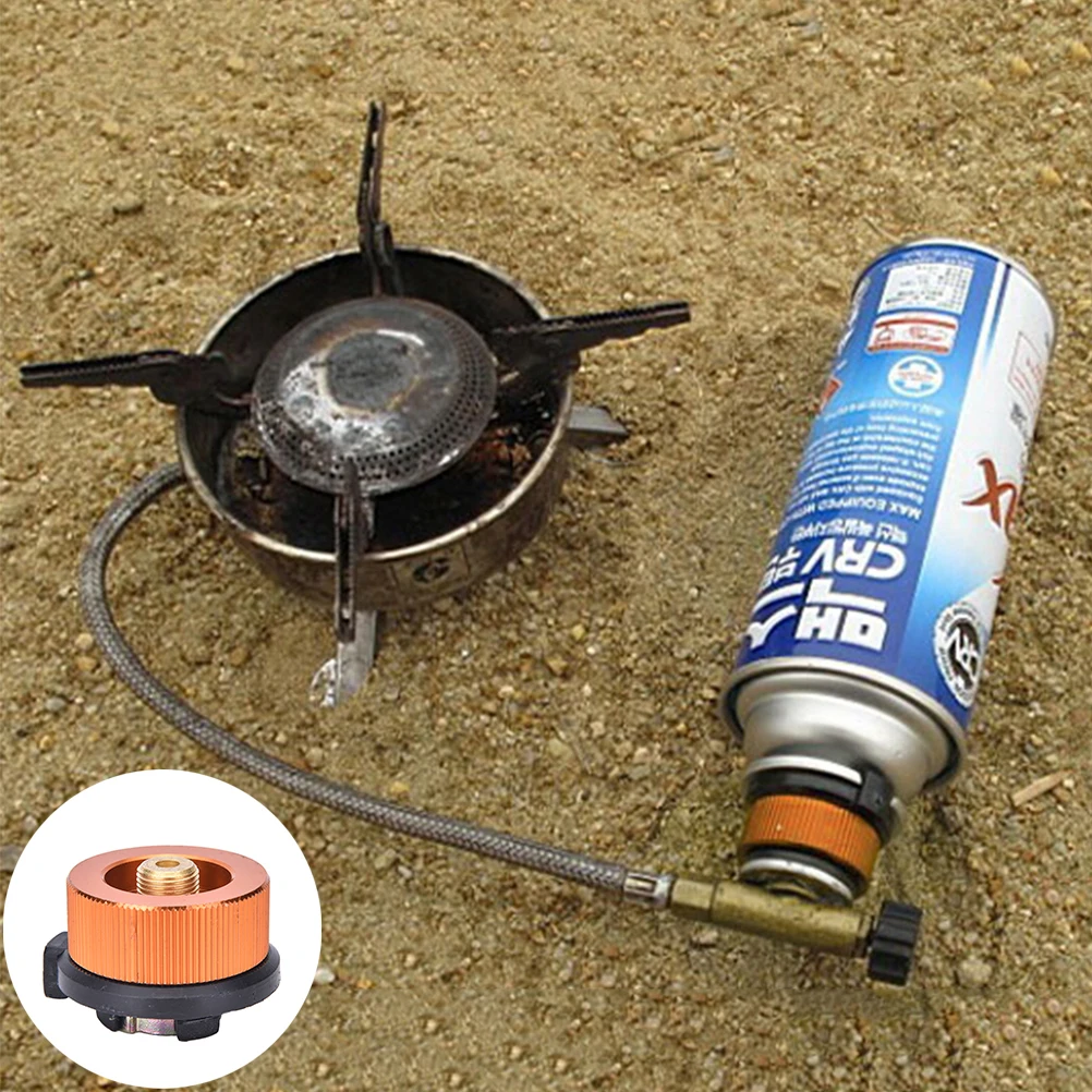 Outdoor Hiking Camping Stove Conversion Gas Furnace Connector Gas