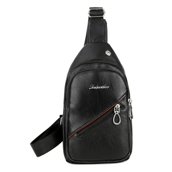 

New simple Men bag high quality PU leather zipper Men handbags fashion fine Men shoulder bag crossbody bag