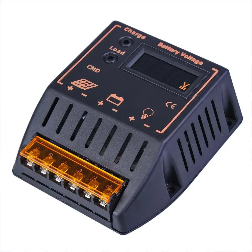 5A ЖК дисплей 12V/24V Панели солнечные зарядки Батарея Регулятор автоматического