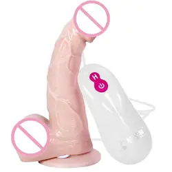 Реалистичный вибратор-фаллоимитатор пенис G-Spot Стимулятор клитора массажер взрослые секс-игрушки для женщин Женский мастурбатор