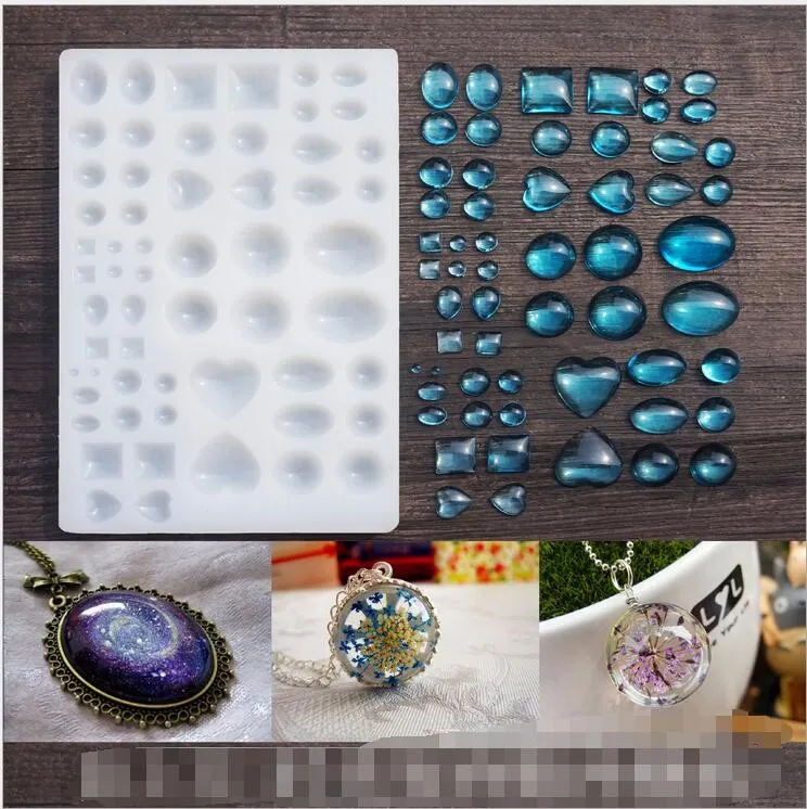 

1 piece Handmade Cabochon Silicon Mold Mould For Epoxy Resin Jewelry Making DIY Craft