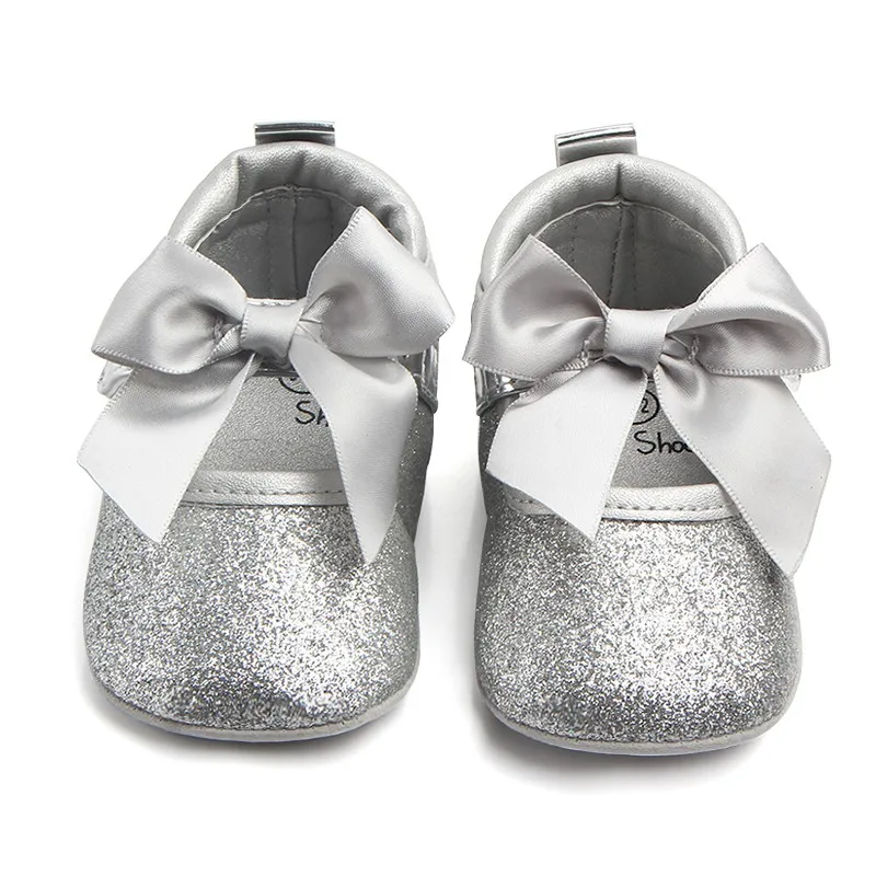 

Baby shoes baby girl soft shoes soft comfortable bottom non-slip fashion bow shoes crib shoes