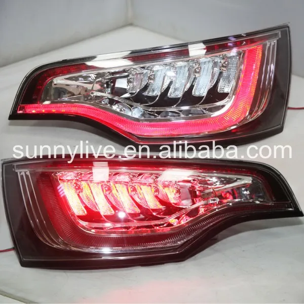 Для Audi Q7 светодиодный фонарь светильник сзади lamp2010-2015 год красные черные OEM |