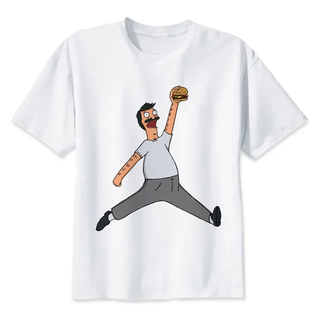 Bobs Burgers Футболка мужская футболка модная с круглым вырезом белые мужские