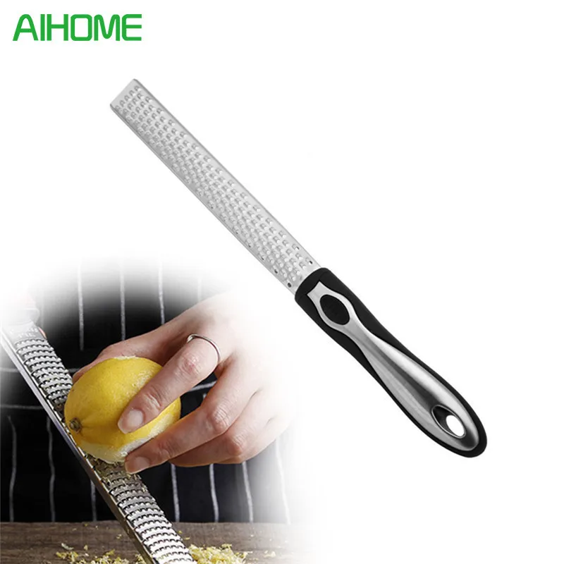 

Useful Kitchen Tools Lemon Grater Stainless Steel Microplane Sharpe Limes Cheese Oranges Zester Home Bar Gadget