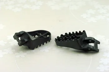 

Black Footpegs Foot Pegs Footrest For Kawasaki For KX125 250 1997-2001 KX500 1988-1990 Motorcycle