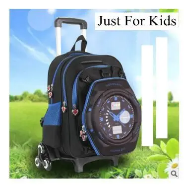 3d детская поклажа для путешествий рюкзак на колесах школьный рюкзак-тележка для мальчика с колесами Детские Колесные Рюкзаки с колесиками для школы