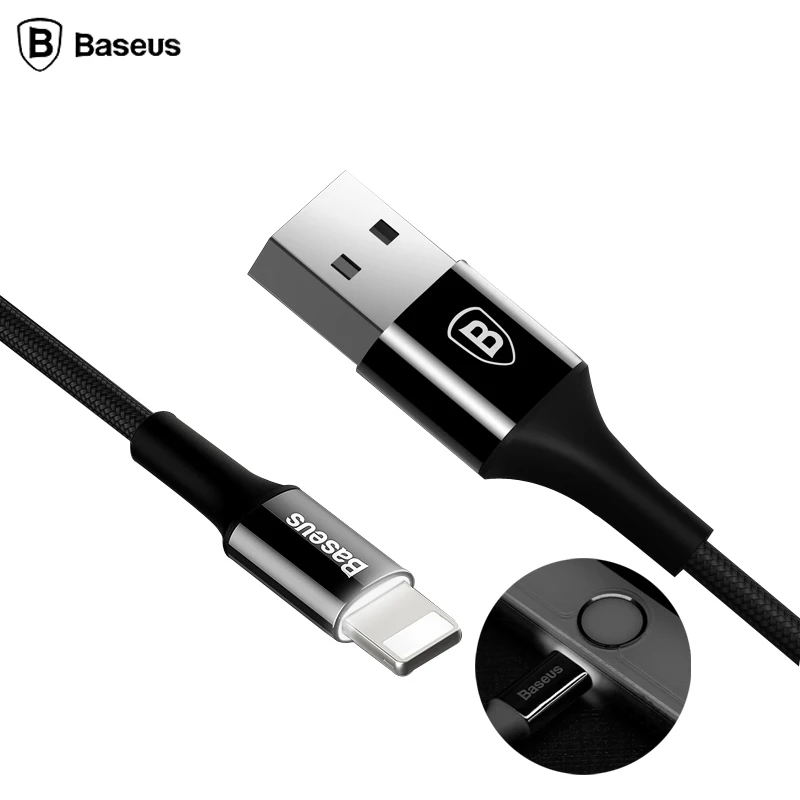 BASEUS USB Cable For iPhone 5s Mobile Phone USB Fast Charger Data Cable For iPhone 7 6 6s Plus