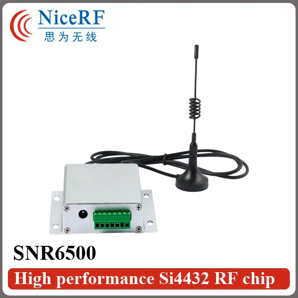 

SNR6500 5W Wireless Transceiver kit (433MHz RS232 SNR6500 Module+2pcs Antenna+2pcs Power supply+2pcs USB Brigde board)