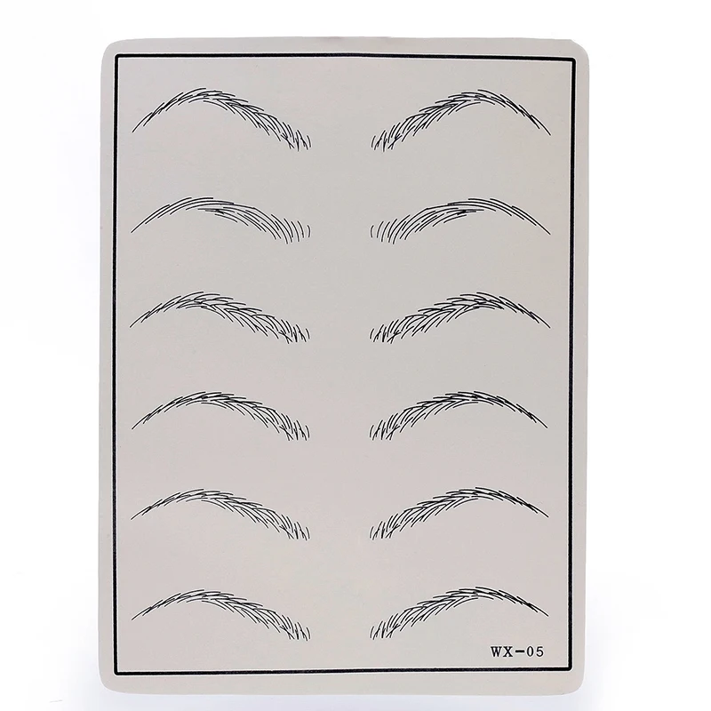 

Professional Cosmetic Permanent Makeup Eyebrow Tattoo Practice Skin Supply fake eyebrow tattoo practice skin for microblading
