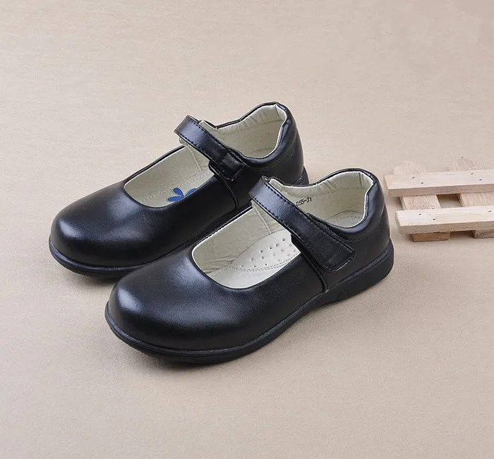 girls shoes Children Girl Student Shoes School Black Leather Shoes Girls Fashion Princess Shoes Kids Classic Glowing Uniforms Sinlge Shoes slippers for boy