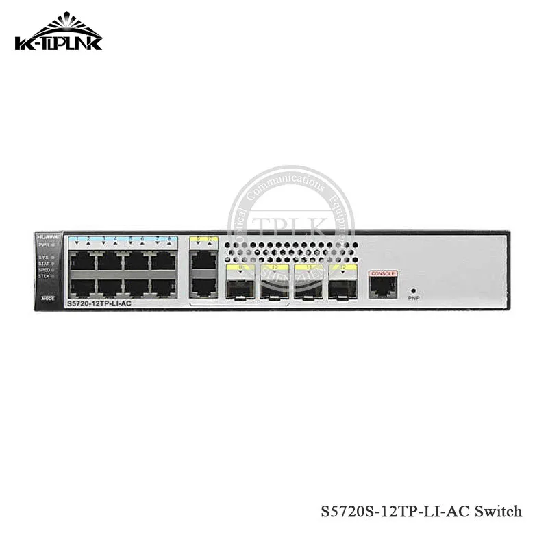Мазь Хуа Вэй S5720S-12TP-LI-AC переключатель 8 Gigabit Ethernet 10/100/1000 Base-T Порты и разъёмы 2 *