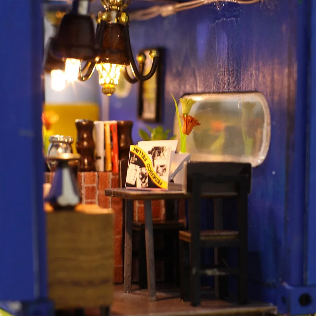 Hello Summer DIY Miniature Dollhouse Kit Time Apartment DIY Dollhouse Kit Hello Summer DIY Miniature Dollhouse Kit Time Apartment DIY Dollhouse Kit