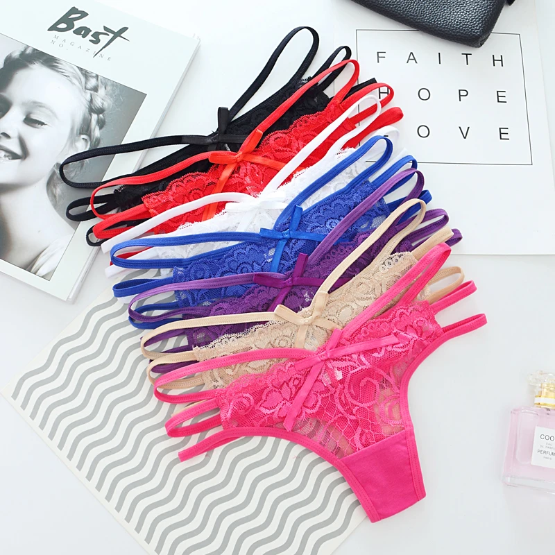 

New T-back Underwear Women Sexy Thong Panties Women Cotton Cozy G String Female lace G-Strings Thongs Underwear Female Briefs