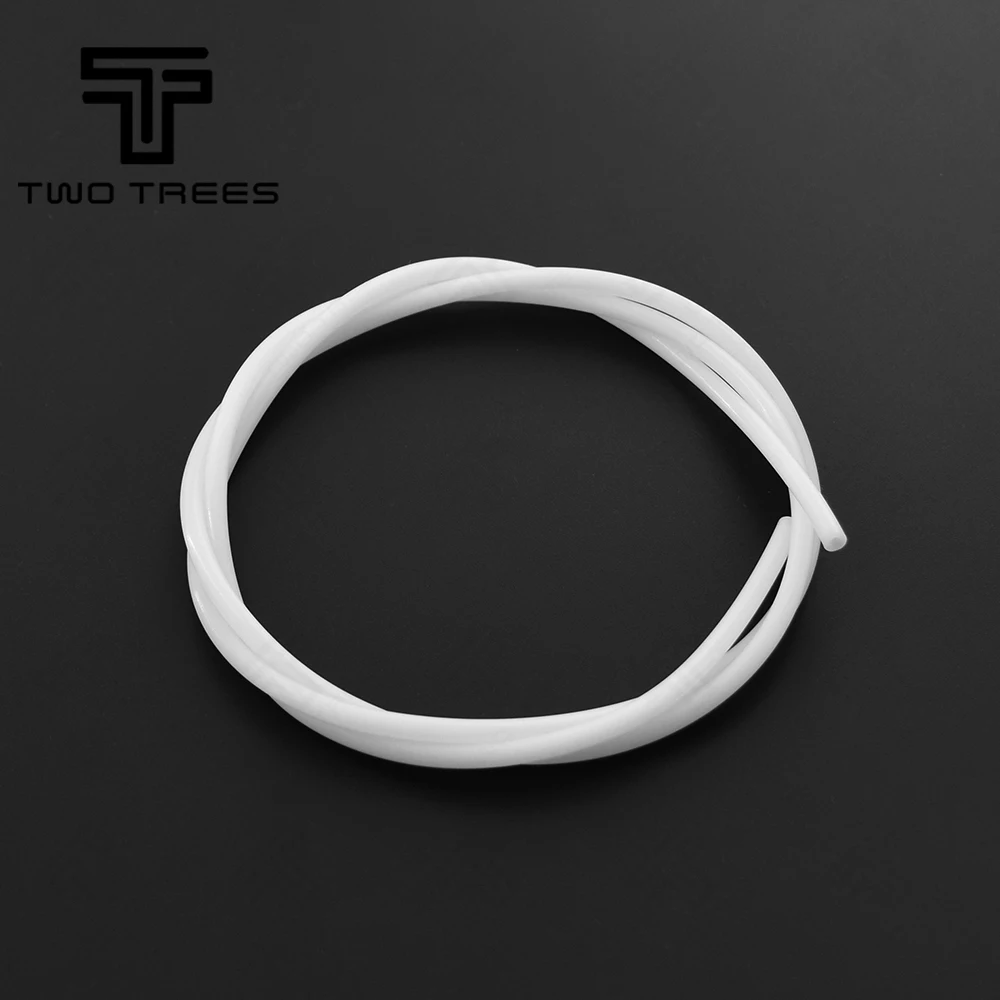 1 м PTFE трубка ID 2 мм OD 4 прозрачная J head hotend RepRap Rostock Bowden горло экструдера для нити 75 3d