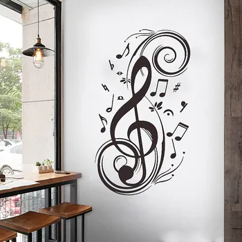 

Newly Simple Wall Sticker Musical Note Pattern Wall Decal Home Decor XSD88